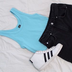 Blue Wild Fable tank top